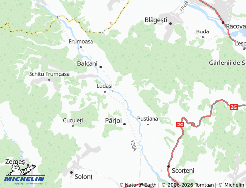 MICHELIN Băsăști map - ViaMichelin
