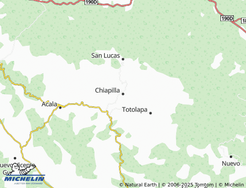 MICHELIN Chiapilla map - ViaMichelin
