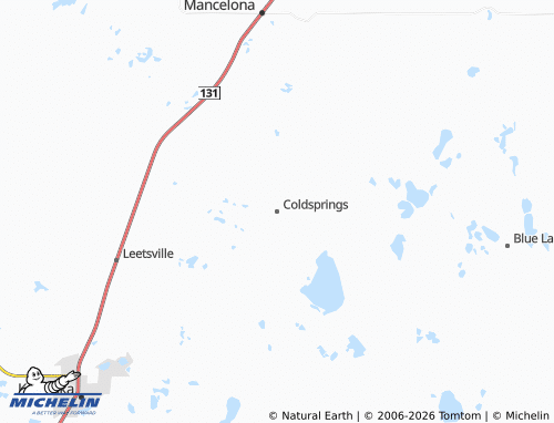 Mappa MICHELIN Coldsprings - ViaMichelin