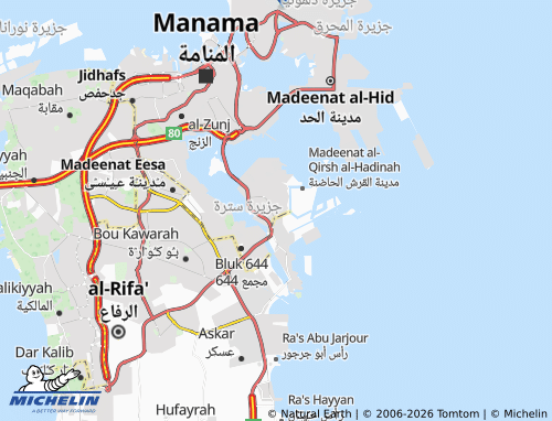 Mapa MICHELIN Abu al-'Aysh - ViaMichelin