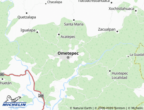 MICHELIN-Landkarte De Cochoapa - ViaMichelin