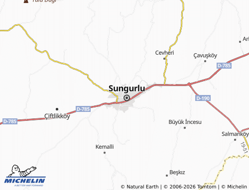 MICHELIN Başpınar map - ViaMichelin