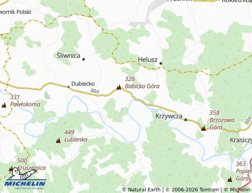MICHELIN Babice map - ViaMichelin