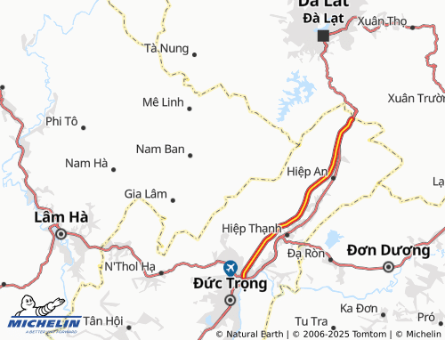 MICHELIN Đông Thanh map - ViaMichelin