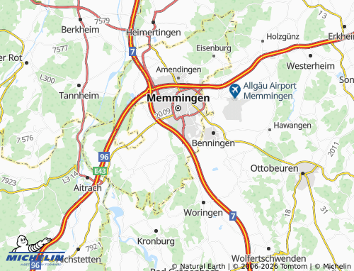 MICHELIN Neubruch map - ViaMichelin
