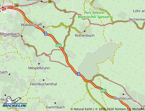 Mappa MICHELIN Weibersbrunn - ViaMichelin