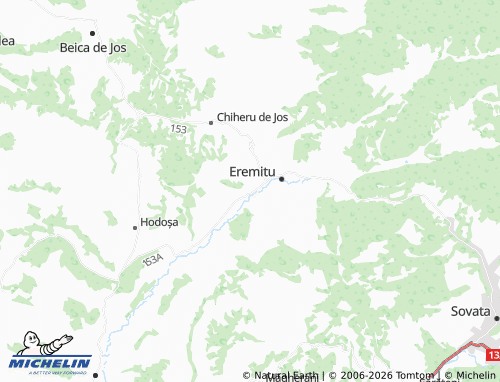 MICHELIN-Landkarte Mătrici - ViaMichelin