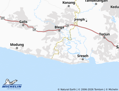 Carte MICHELIN Bangsah - ViaMichelin