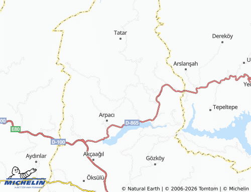 MICHELIN Günlüce map - ViaMichelin