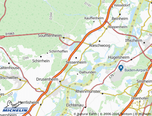 Mapa MICHELIN Sessenheim - ViaMichelin