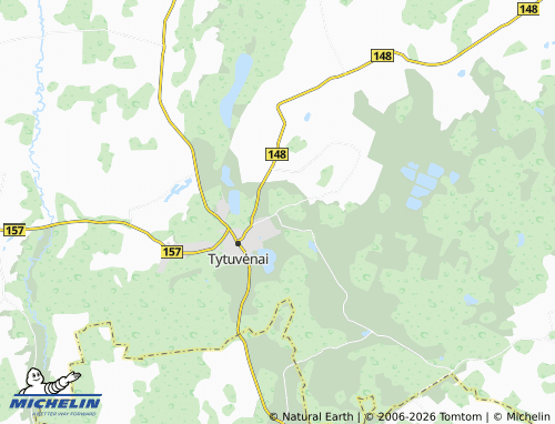 MICHELIN Skogalis map - ViaMichelin