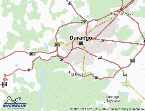 Mapa MICHELIN Manuel Gómez Morín - ViaMichelin
