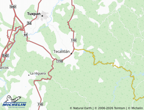 MICHELIN Tercera Orden map - ViaMichelin