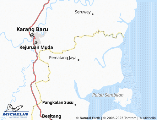 Kaart MICHELIN Pematang Jaya - ViaMichelin