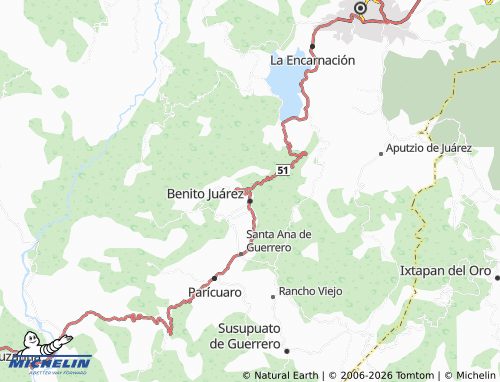 MICHELIN Los Tepetates map - ViaMichelin