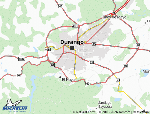 Mapa MICHELIN Juan de la Barrera - ViaMichelin