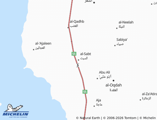 Carte MICHELIN al-Sabt - ViaMichelin