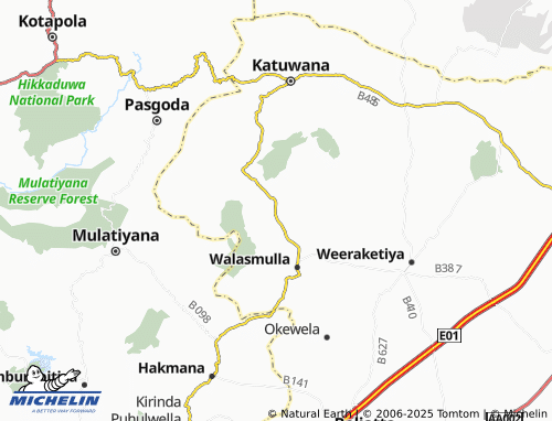 MICHELIN Wattehengoda map - ViaMichelin