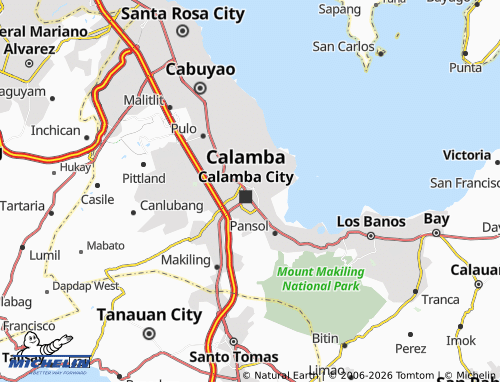 MICHELIN Barangay 1 map - ViaMichelin