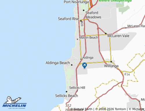 MICHELIN-Landkarte Port Willunga - ViaMichelin