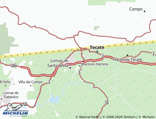 Mapa MICHELIN Benito Juárez - ViaMichelin