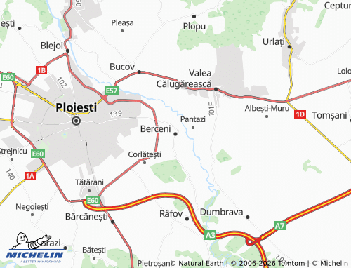 Mapa MICHELIN Berceni - ViaMichelin