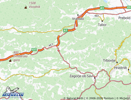 Carte MICHELIN Jelenk - ViaMichelin