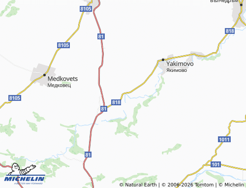 Mapa MICHELIN Dalgodeltsi - ViaMichelin