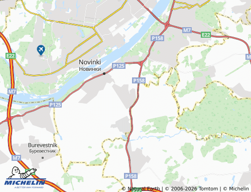MICHELIN-Landkarte Kusakovka - ViaMichelin
