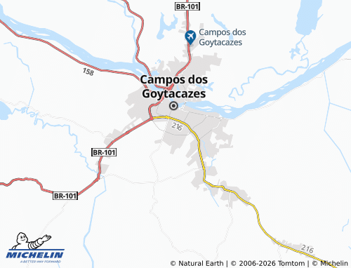 Mappa MICHELIN Distrito Dores de Macabu - ViaMichelin
