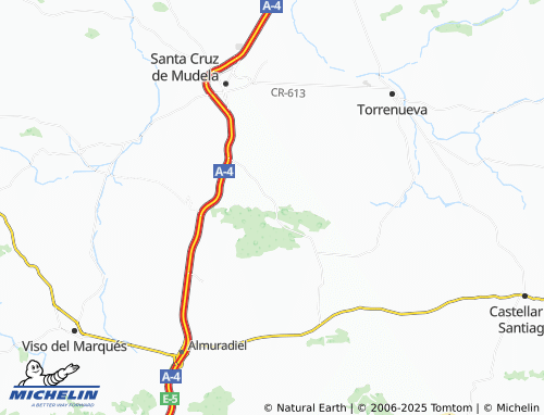 MICHELIN Las Virtudes map - ViaMichelin