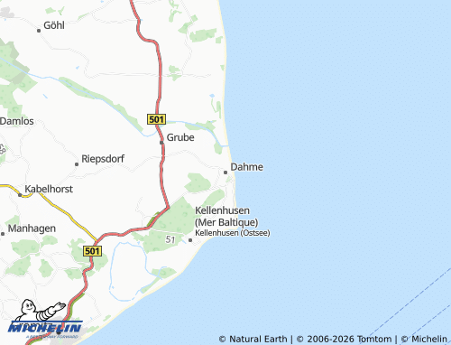Mappa MICHELIN Dahme - ViaMichelin