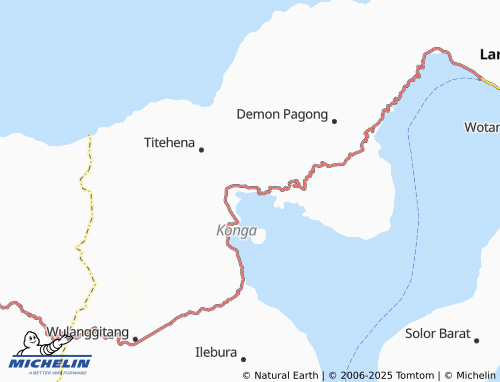 MICHELIN Lewolaga map - ViaMichelin
