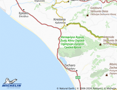 Carte MICHELIN Kato Samiko - ViaMichelin