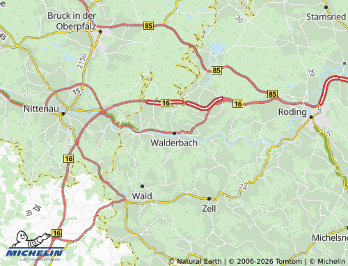 MICHELIN-Landkarte Walderbach - ViaMichelin