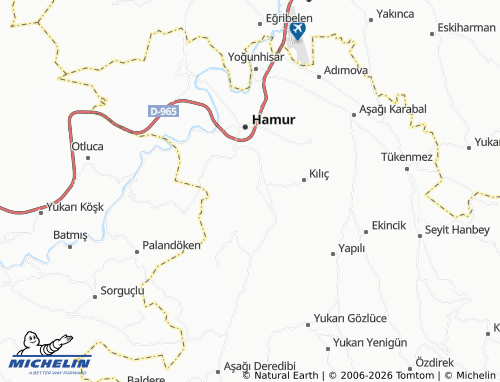 MICHELIN-Landkarte Buzhane - ViaMichelin