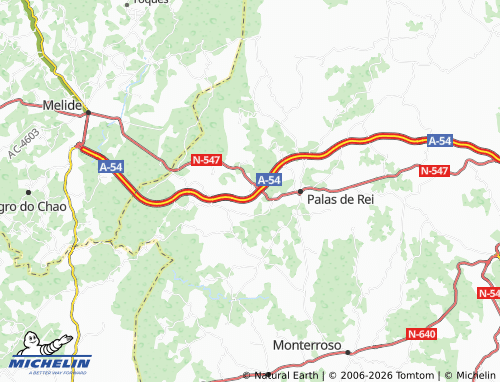 MICHELIN-Landkarte Camiño - ViaMichelin