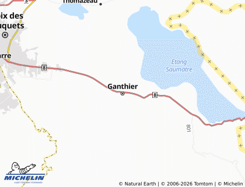 Mappa MICHELIN Ganthier - ViaMichelin