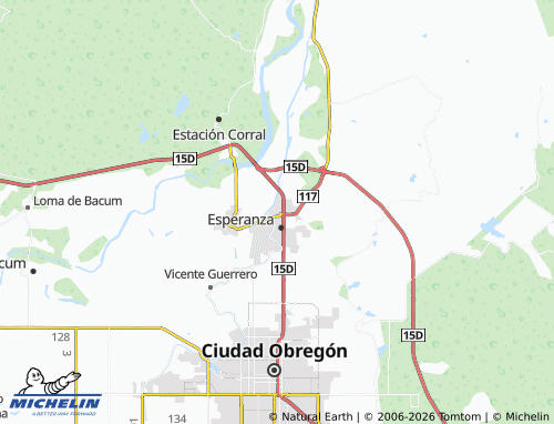 Mapa MICHELIN Eseranza Centro - ViaMichelin