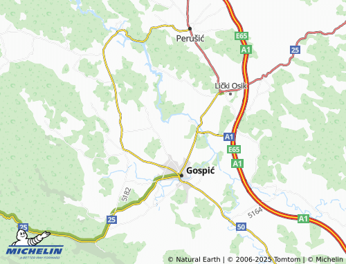 MICHELIN Zukuša map - ViaMichelin