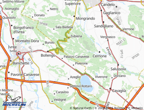 Mappa MICHELIN Magnano - ViaMichelin