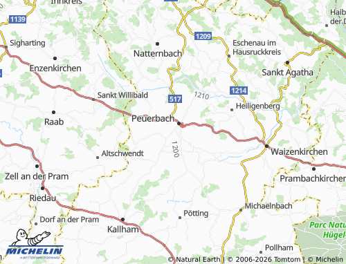 MICHELIN Steegen map - ViaMichelin
