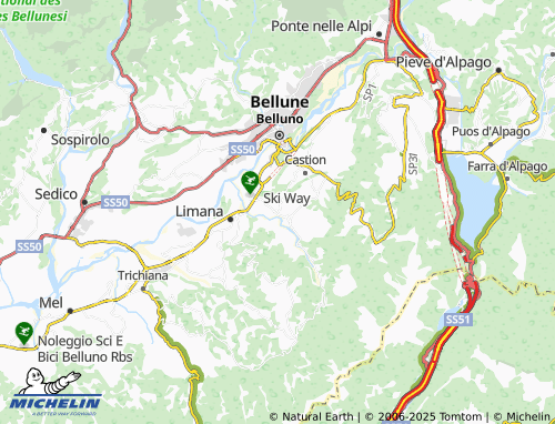 Mappa MICHELIN Castoi - ViaMichelin