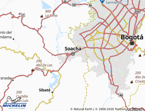 Mappa MICHELIN Comfenalco - ViaMichelin