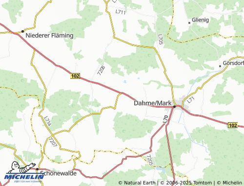 Mapa MICHELIN Illmersdorf - ViaMichelin