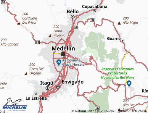 MICHELIN Barrio Caicedo map - ViaMichelin