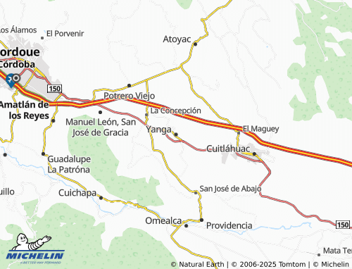 Mappa MICHELIN Yanga - ViaMichelin