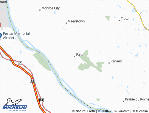Mapa MICHELIN Fults - ViaMichelin