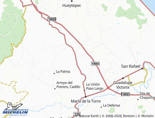Mapa MICHELIN Zanjas de Arena - ViaMichelin