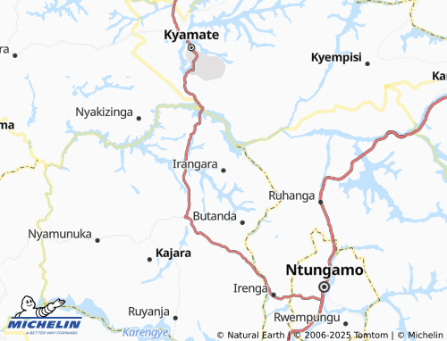 MICHELIN Irangara map - ViaMichelin